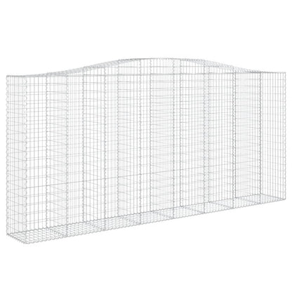 Cestos gabião arqueados 6pcs 400x50x180/200cm ferro galvanizado