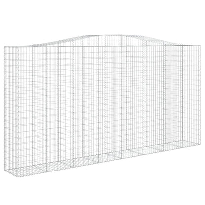 Cestos gabião arqueados 15 pcs 400x50x200/220 ferro galvanizado