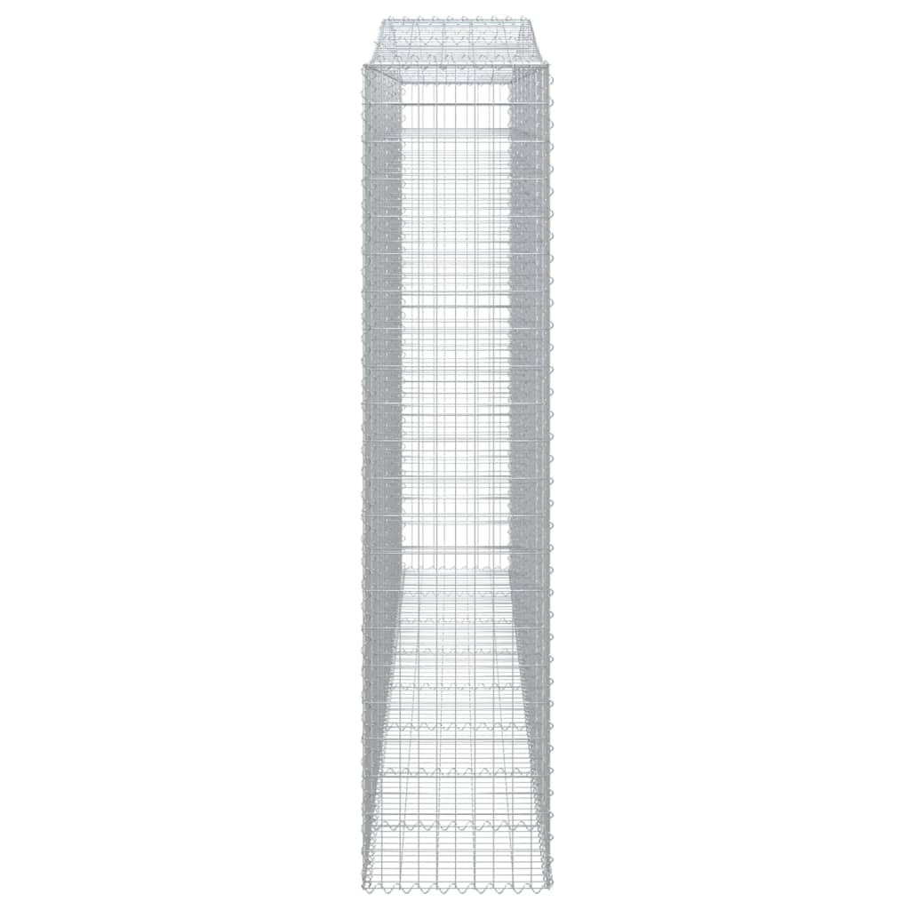 Cestos gabião arqueados 20 pcs 400x50x220/240 ferro galvanizado