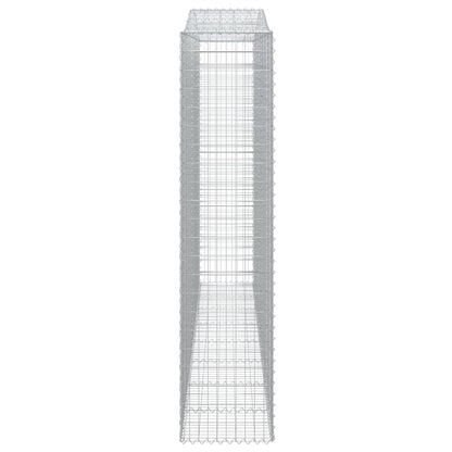 Cestos gabião arqueados 20 pcs 400x50x220/240 ferro galvanizado