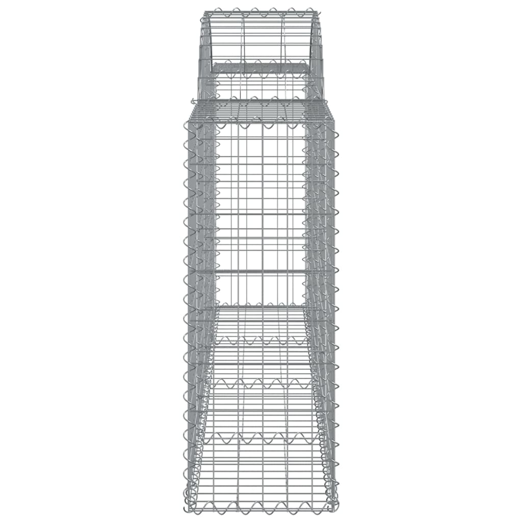 Cestos gabião arqueados 20pcs 200x30x80/100cm ferro galvanizado