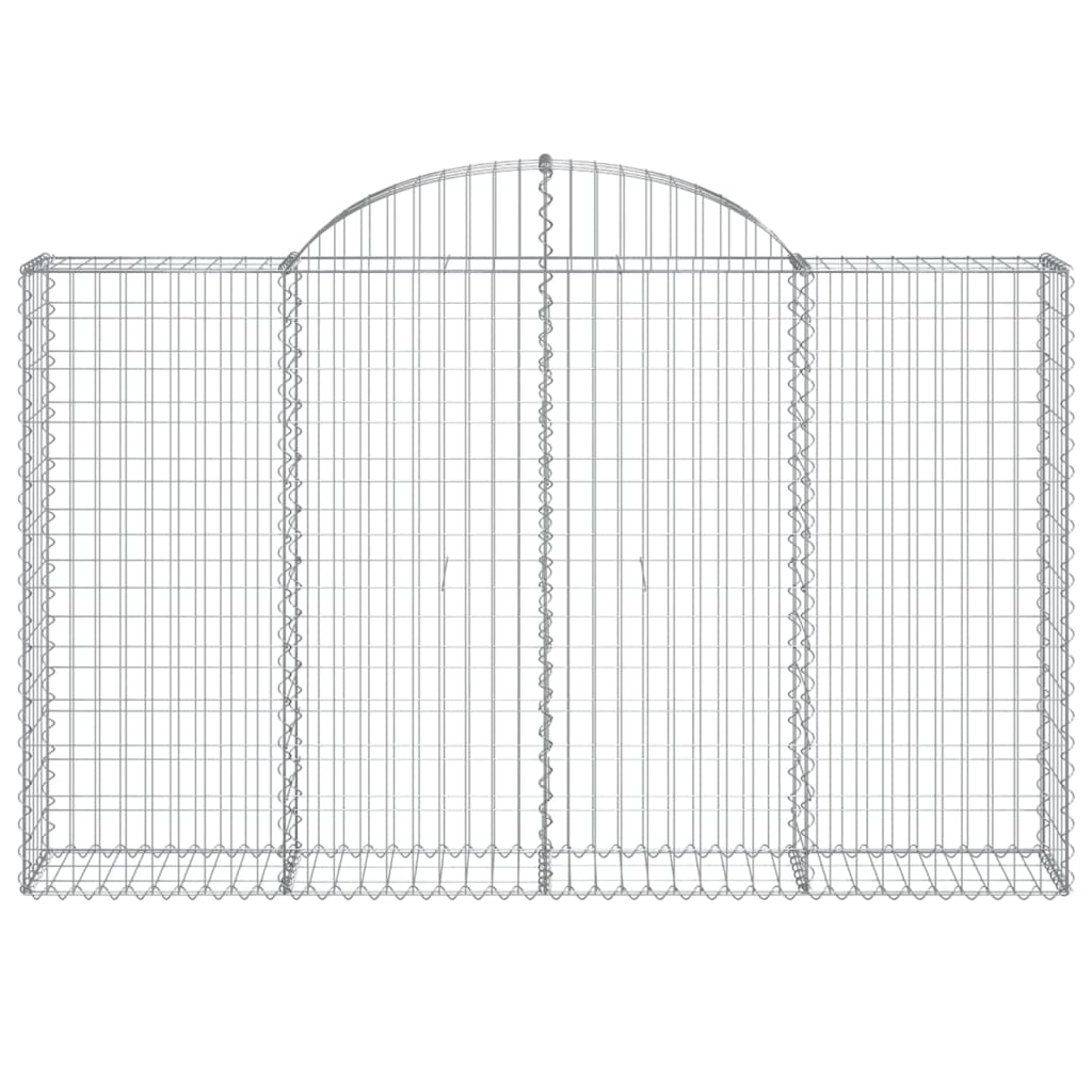 Cestos gabião arqueados 10pcs 200x30x120/140 ferro galvanizado