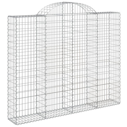 Cestos gabião arqueados 5pcs 200x30x160/180cm ferro galvanizado