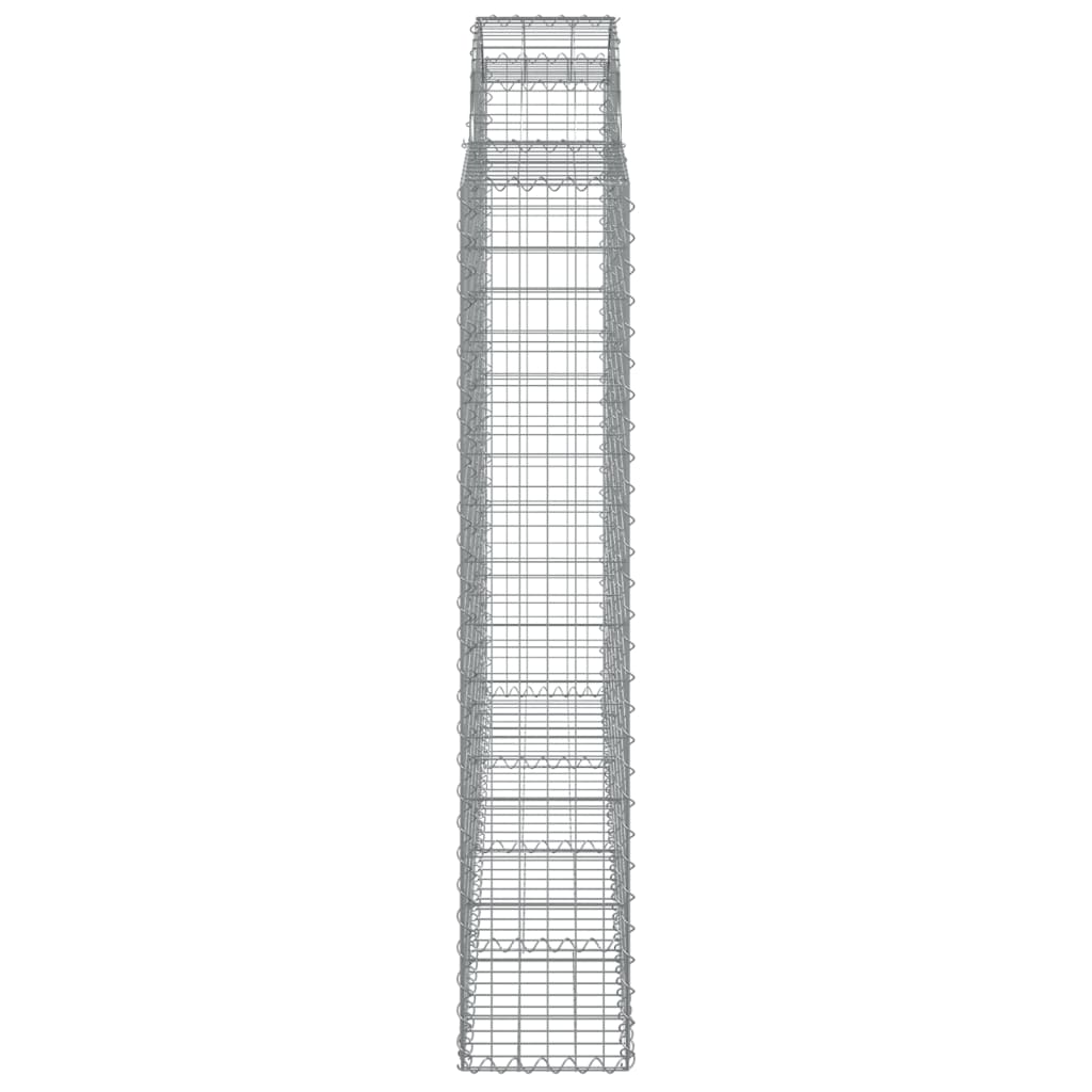 Cestos gabião arqueados 5pcs 200x30x160/180cm ferro galvanizado