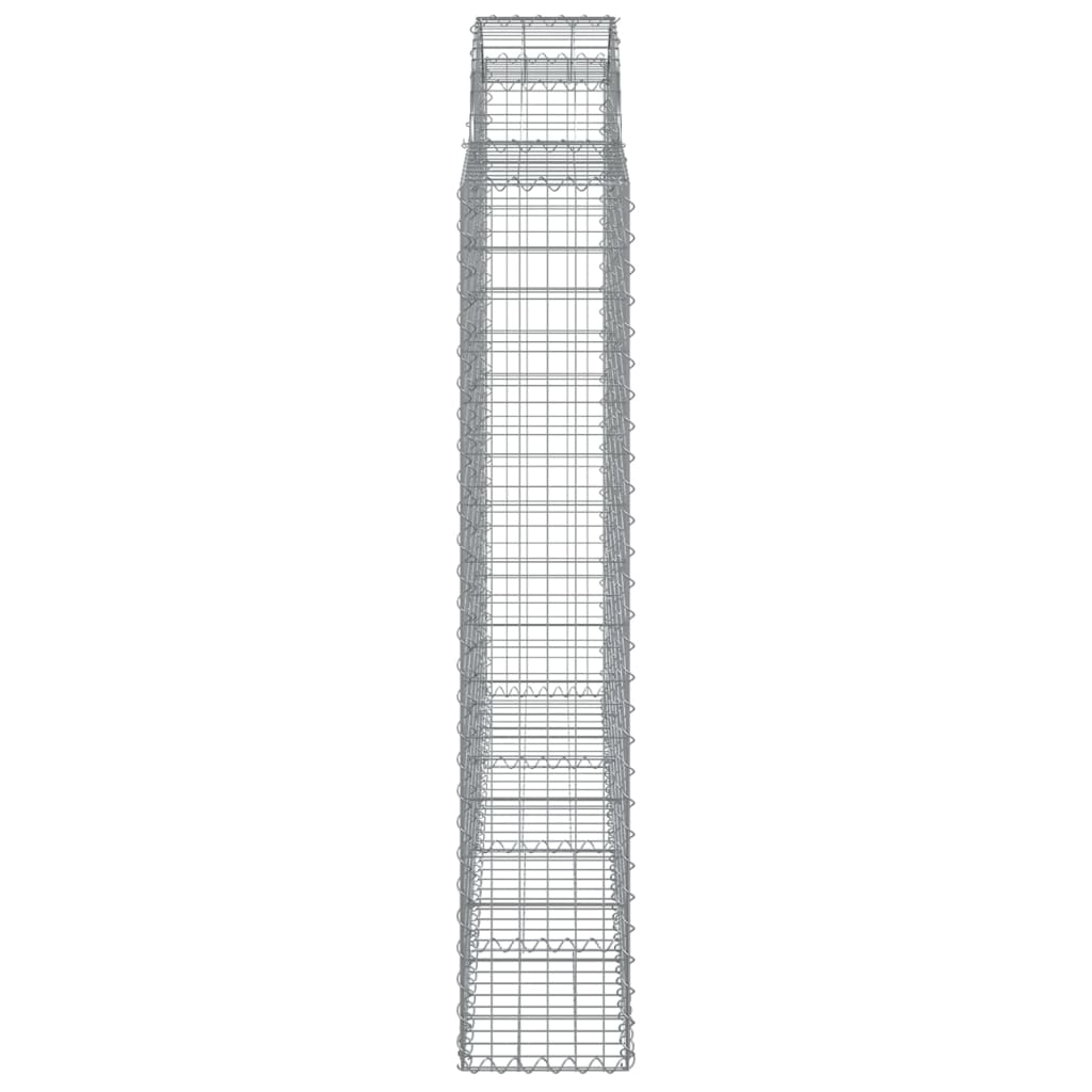 Cestos gabião arqueados 6pcs 200x30x160/180cm ferro galvanizado