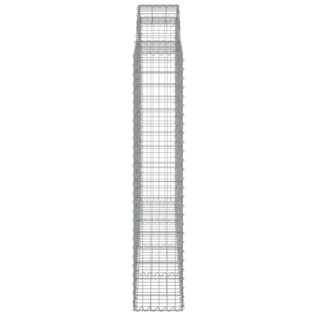 Cestos gabião arqueados 13pcs 200x30x160/180 ferro galvanizado