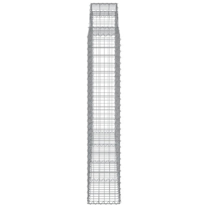 Cestos gabião arqueados 13pcs 200x30x160/180 ferro galvanizado