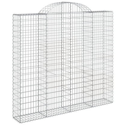 Cestos gabião arqueados 6pcs 200x30x180/200cm ferro galvanizado