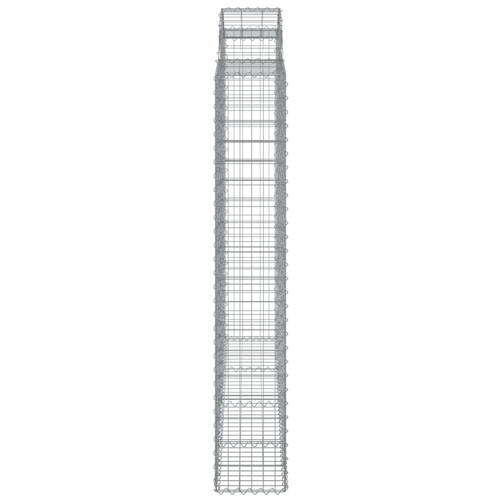 Cestos gabião arqueados 11pcs 200x30x180/200 ferro galvanizado