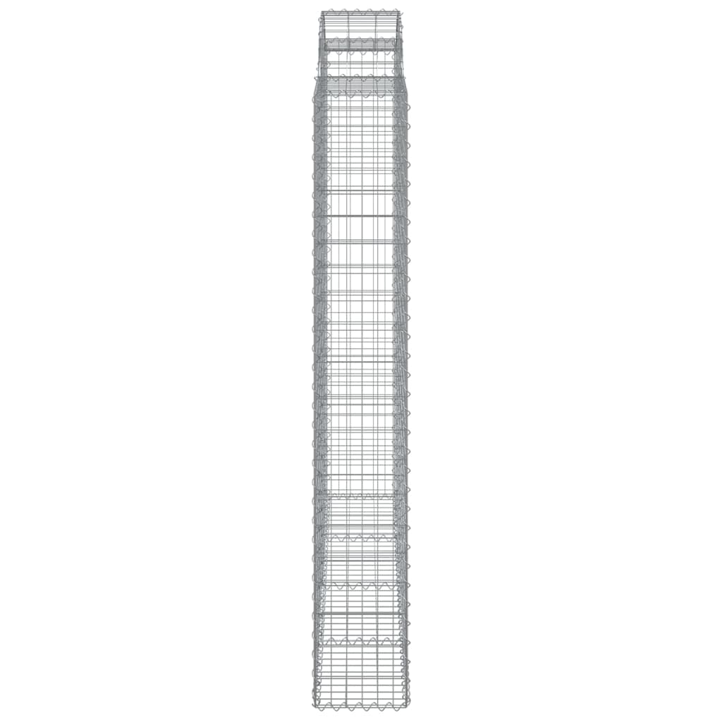 Cestos gabião arqueados 5pcs 200x30x200/220cm ferro galvanizado