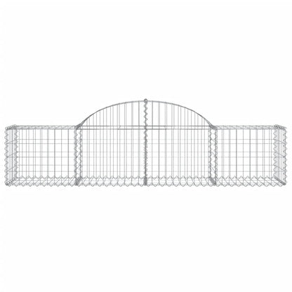 Cestos gabião arqueados 10pcs 200x50x40/60 cm ferro galvanizado