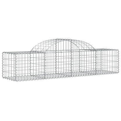 Cestos gabião arqueados 30pcs 200x50x40/60 cm ferro galvanizado