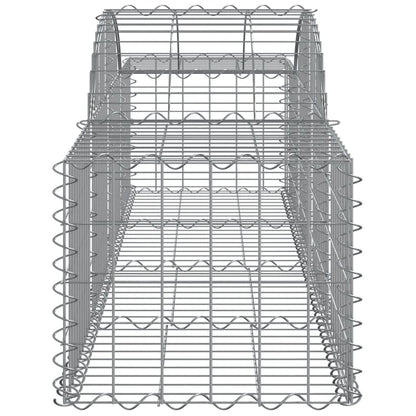 Cestos gabião arqueados 40pcs 200x50x40/60 cm ferro galvanizado