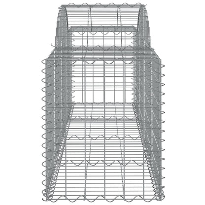 Cestos gabião arqueados 10pcs 200x50x60/80 cm ferro galvanizado