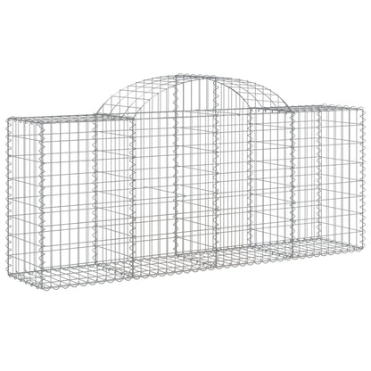 Cestos gabião arqueados 40pcs 200x50x80/100cm ferro galvanizado