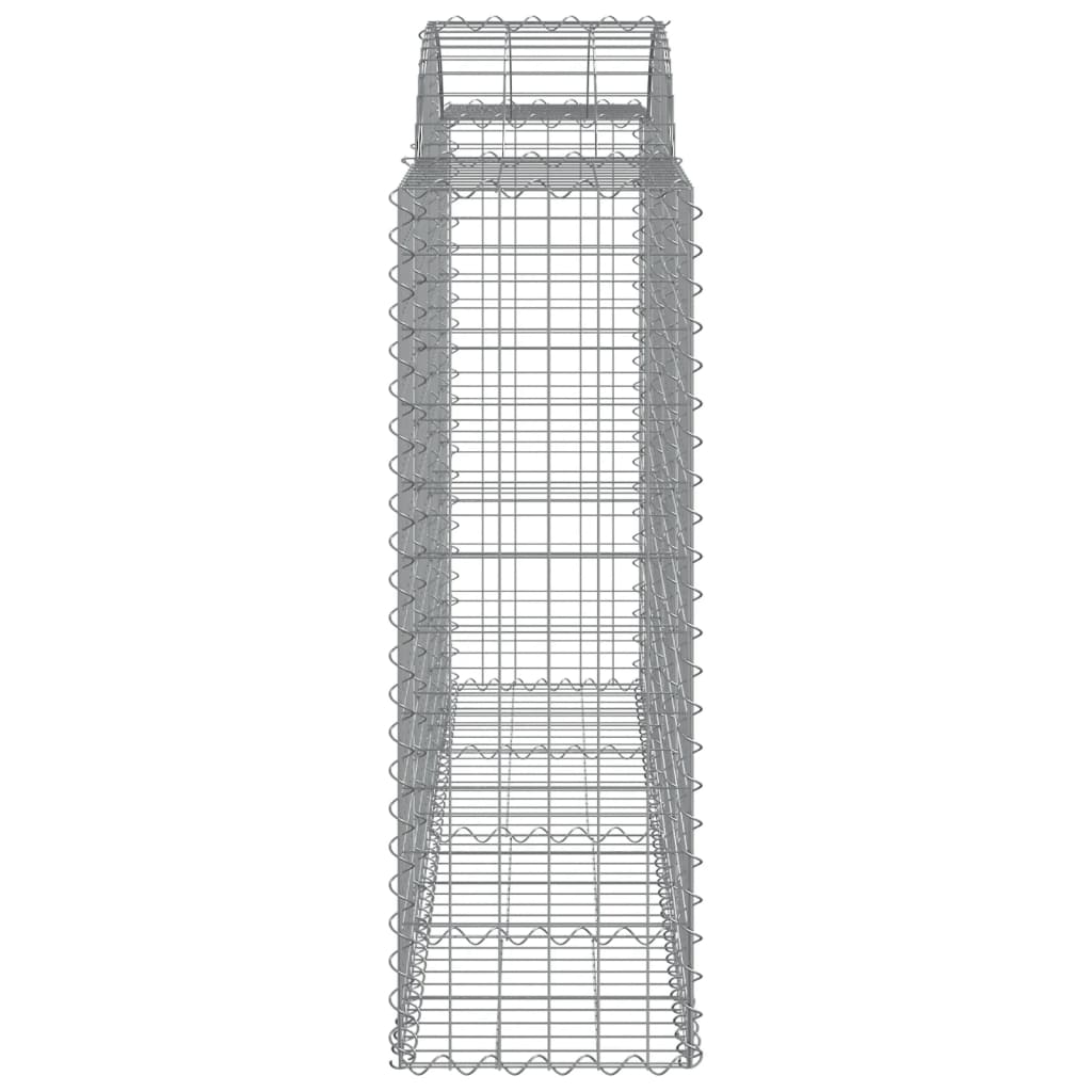 Cestos gabião arqueados 11pcs 200x50x120/140 ferro galvanizado