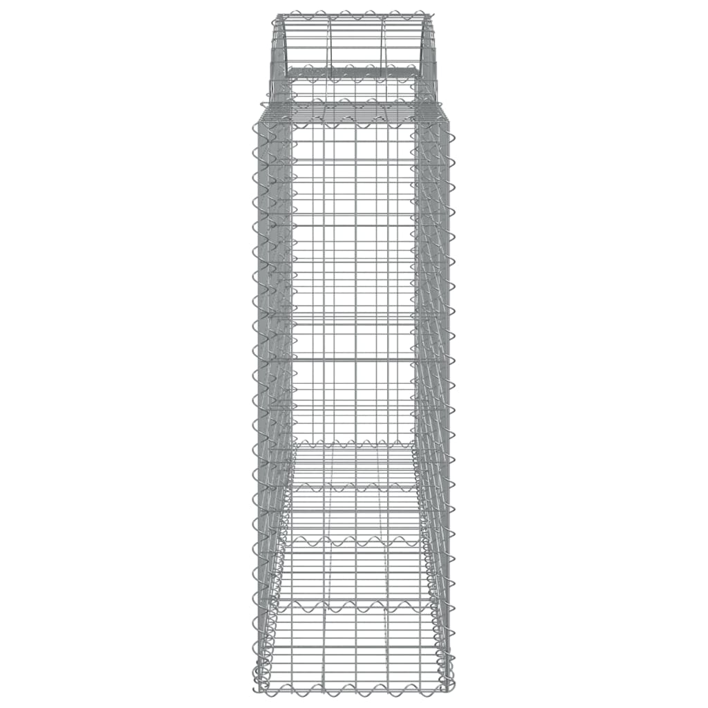 Cestos gabião arqueados 12pcs 200x50x120/140 ferro galvanizado