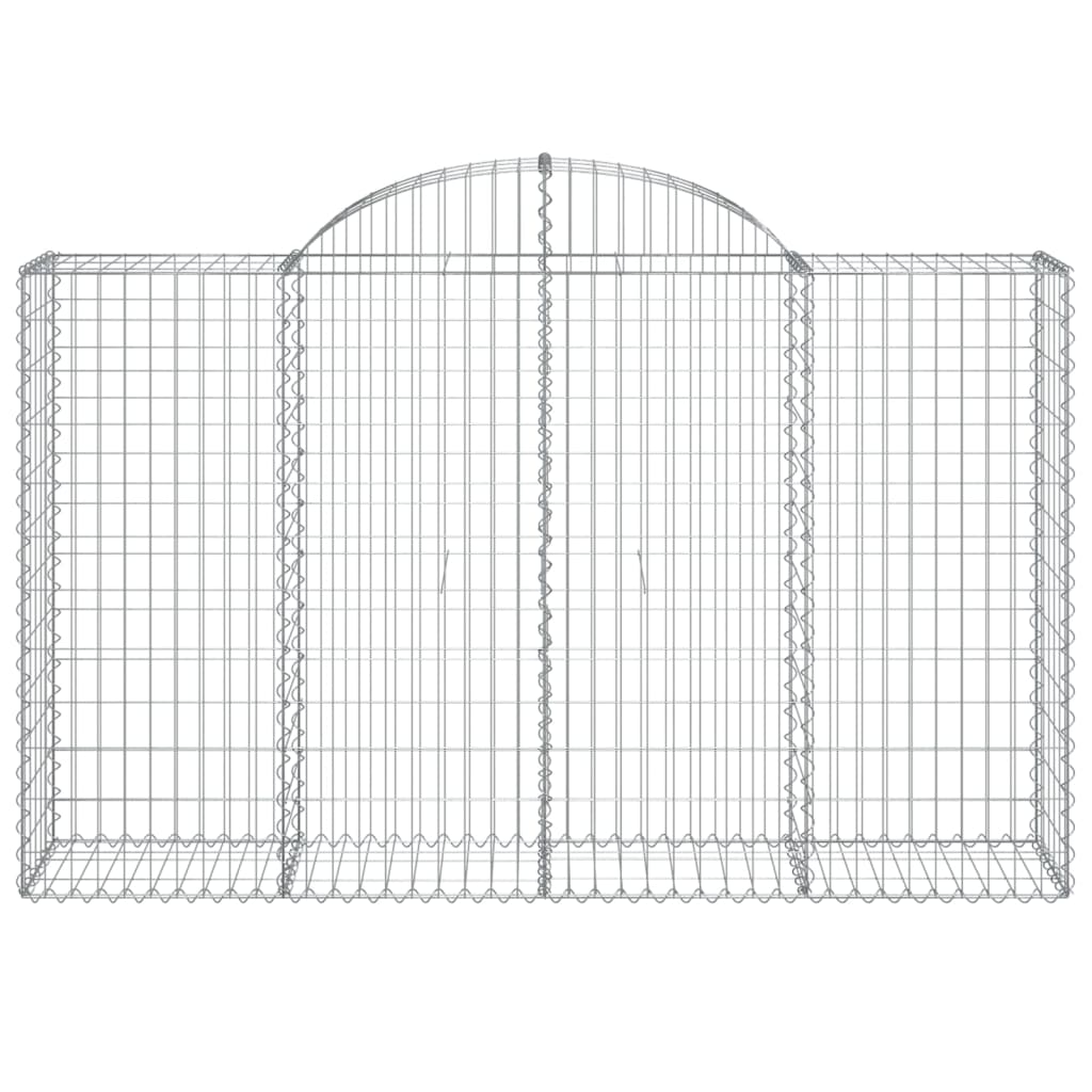 Cestos gabião arqueados 13pcs 200x50x120/140 ferro galvanizado