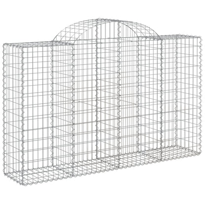 Cestos gabião arqueados 40 pcs 200x50x120/140 ferro galvanizado