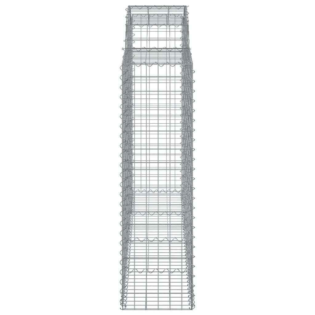 Cestos gabião arqueados 5pcs 200x50x140/160cm ferro galvanizado