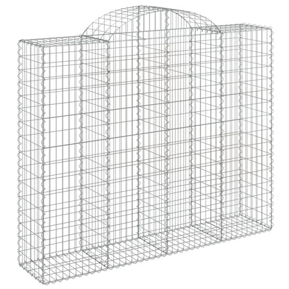 Cestos gabião arqueados 5pcs 200x50x160/180cm ferro galvanizado