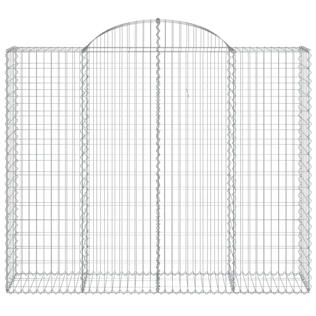 Cestos gabião arqueados 5pcs 200x50x160/180cm ferro galvanizado