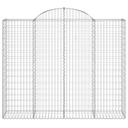 Cestos gabião arqueados 5pcs 200x50x160/180cm ferro galvanizado