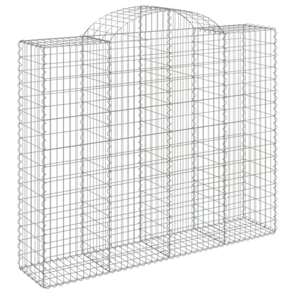 Cestos gabião arqueados 6pcs 200x50x160/180cm ferro galvanizado