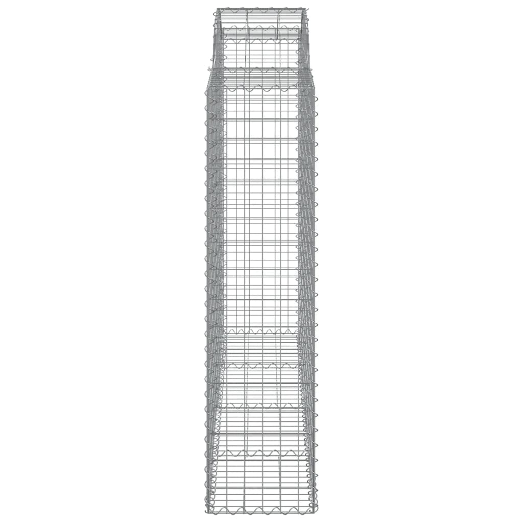 Cestos gabião arqueados 8pcs 200x50x160/180cm ferro galvanizado