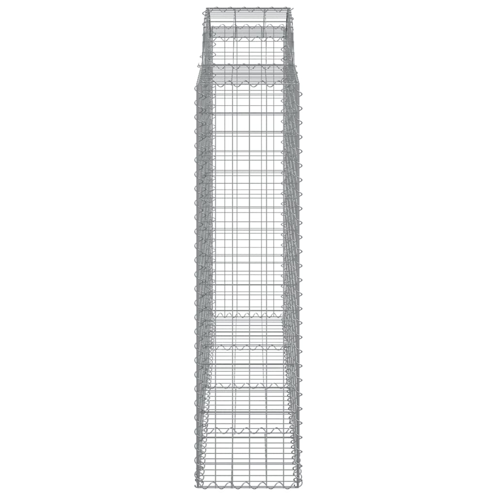 Cestos gabião arqueados 20 pcs 200x50x160/180 ferro galvanizado