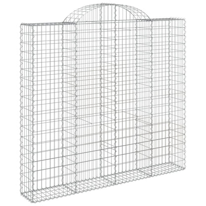 Cestos gabião arqueados 5pcs 200x50x180/200cm ferro galvanizado