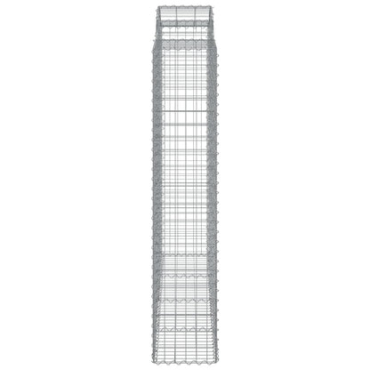 Cestos gabião arqueados 3pcs 200x50x200/220cm ferro galvanizado