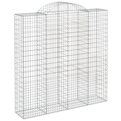 Cestos gabião arqueados 8pcs 200x50x200/220cm ferro galvanizado