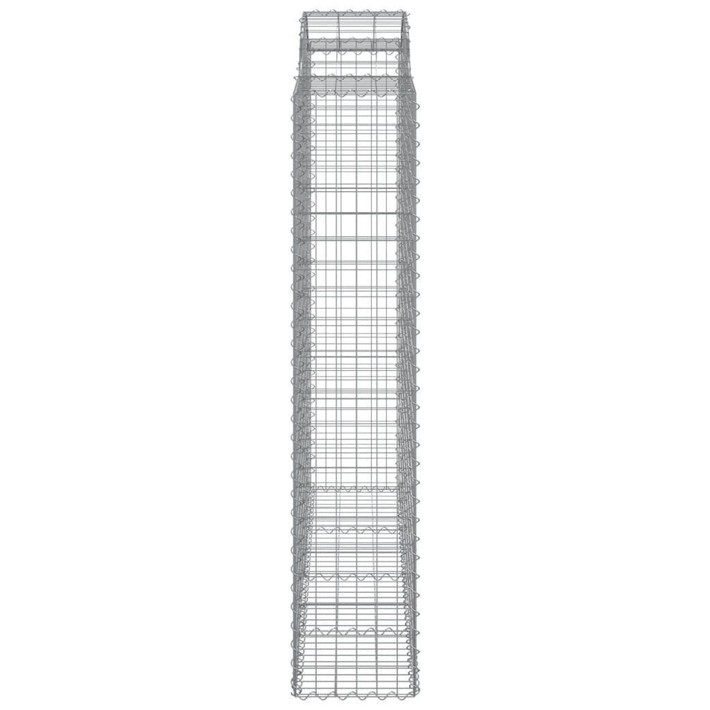 Cestos gabião arqueados 8pcs 200x50x200/220cm ferro galvanizado