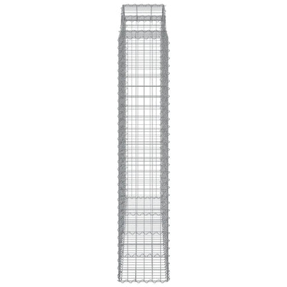 Cestos gabião arqueados 8pcs 200x50x200/220cm ferro galvanizado