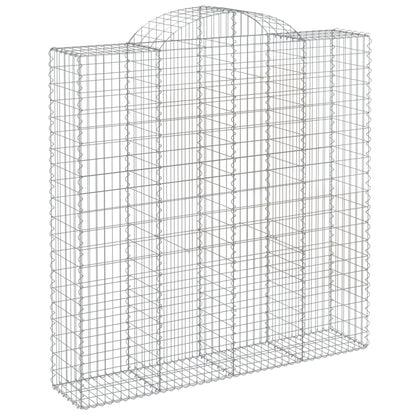 Cestos gabião arqueados 9pcs 200x50x200/220cm ferro galvanizado