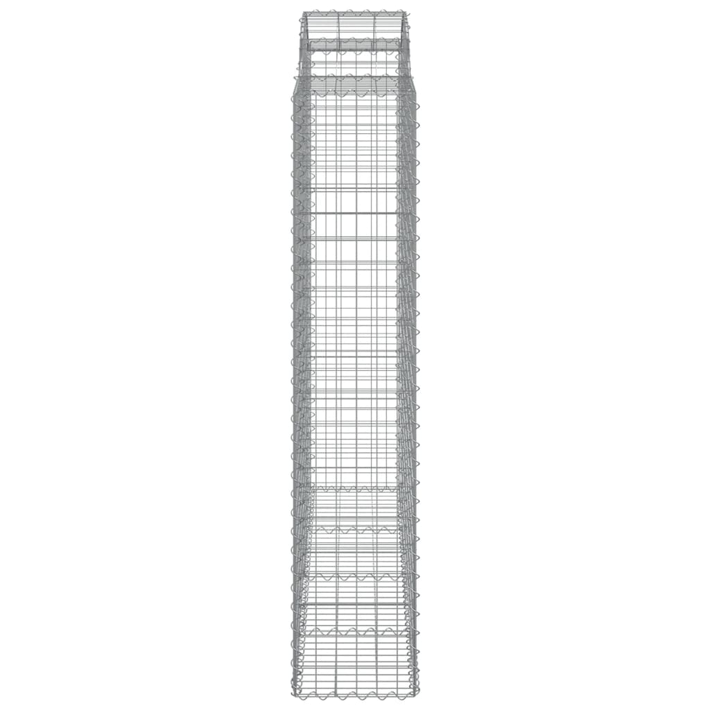 Cestos gabião arqueados 11 pcs 200x50x200/220 ferro galvanizado