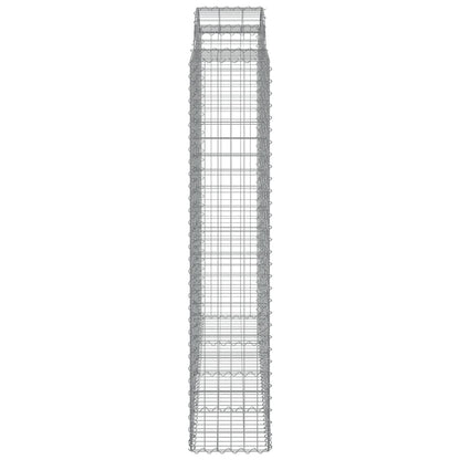 Cestos gabião arqueados 11 pcs 200x50x200/220 ferro galvanizado