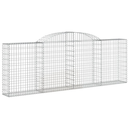 Cestos gabião arqueados 5pcs 300x30x100/120cm ferro galvanizado