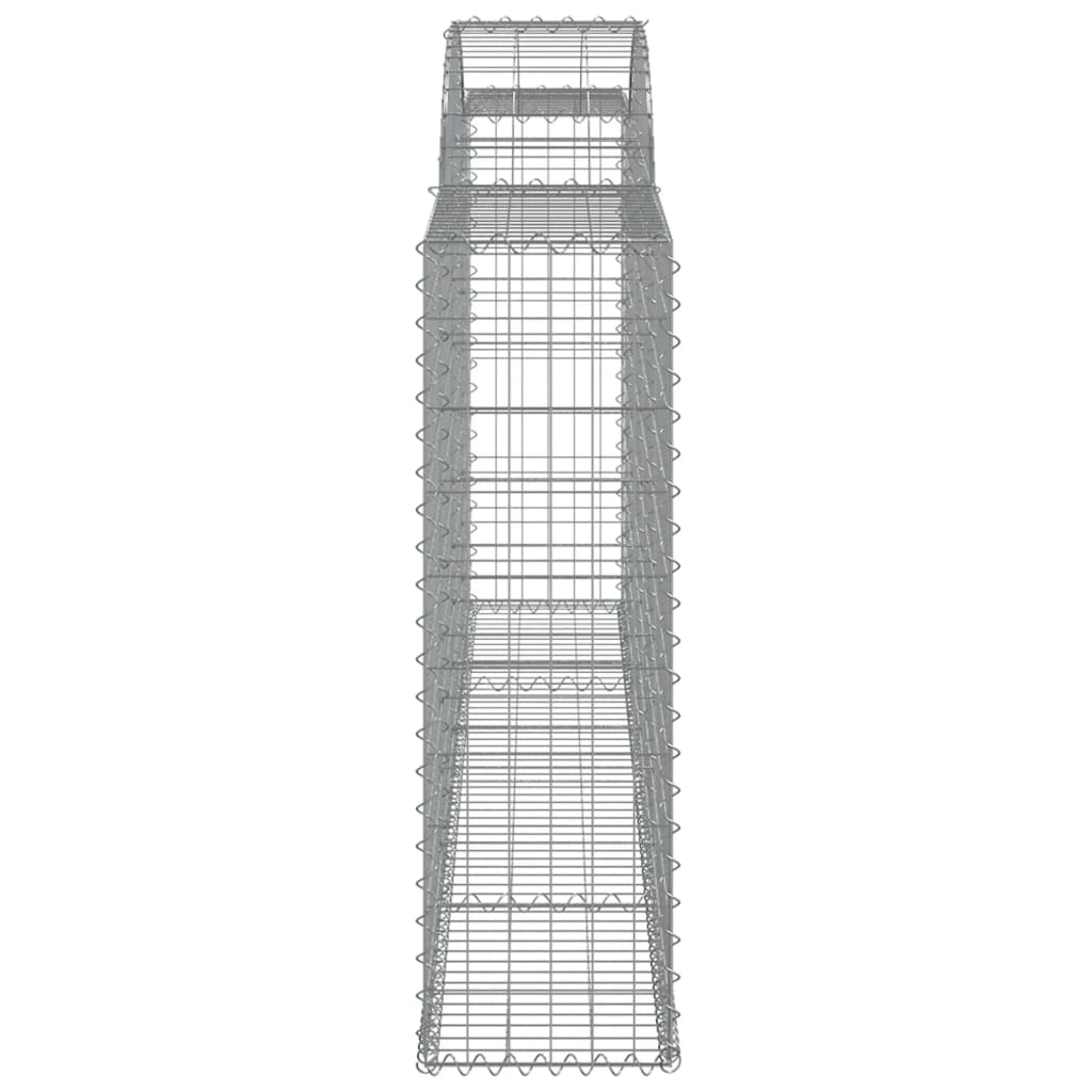 Cestos gabião arqueados 5pcs 300x30x100/120cm ferro galvanizado