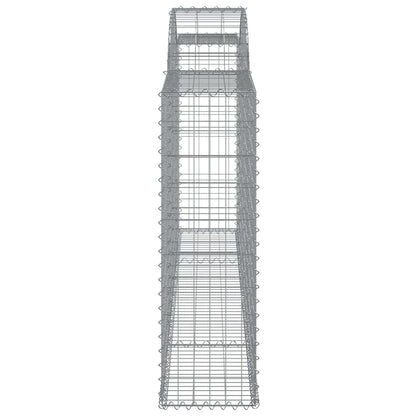 Cestos gabião arqueados 11 pcs 300x30x100/120 ferro galvanizado