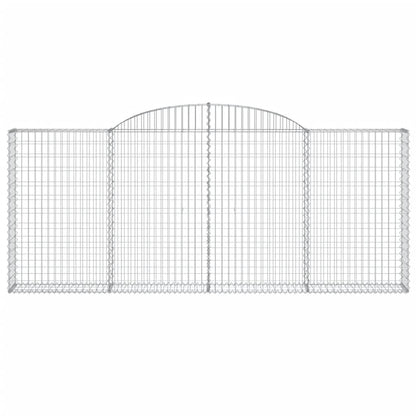 Cestos gabião arqueados 5pcs 300x30x120/140cm ferro galvanizado