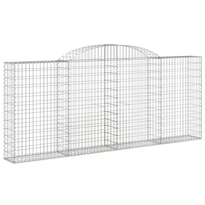 Cestos gabião arqueados 20 pcs 300x30x120/140 ferro galvanizado