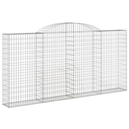 Cestos gabião arqueados 11 pcs 300x30x140/160 ferro galvanizado