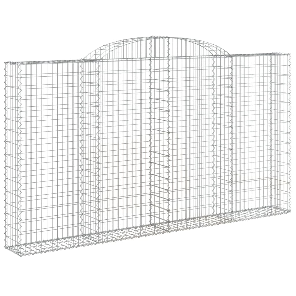 Cestos gabião arqueados 5pcs 300x30x160/180cm ferro galvanizado