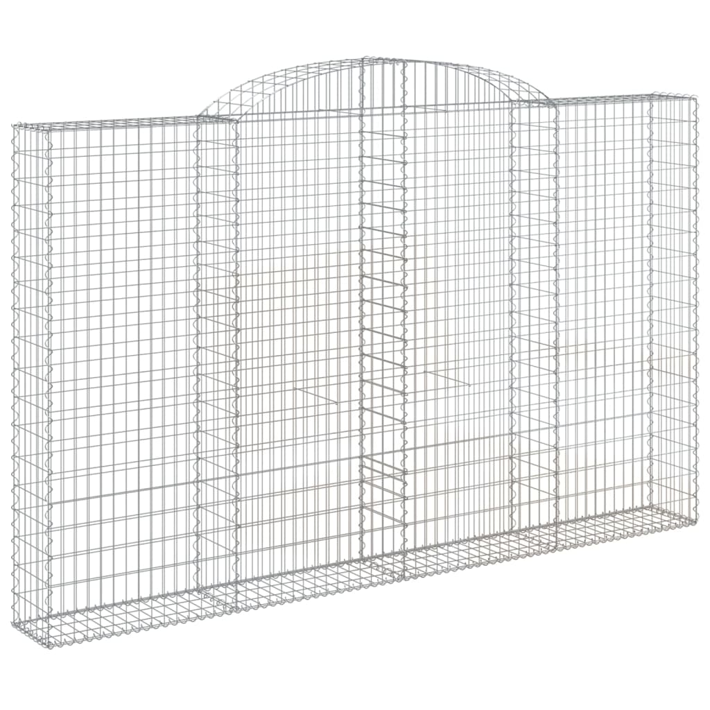 Cestos gabião arqueados 20 pcs 300x30x180/200 ferro galvanizado