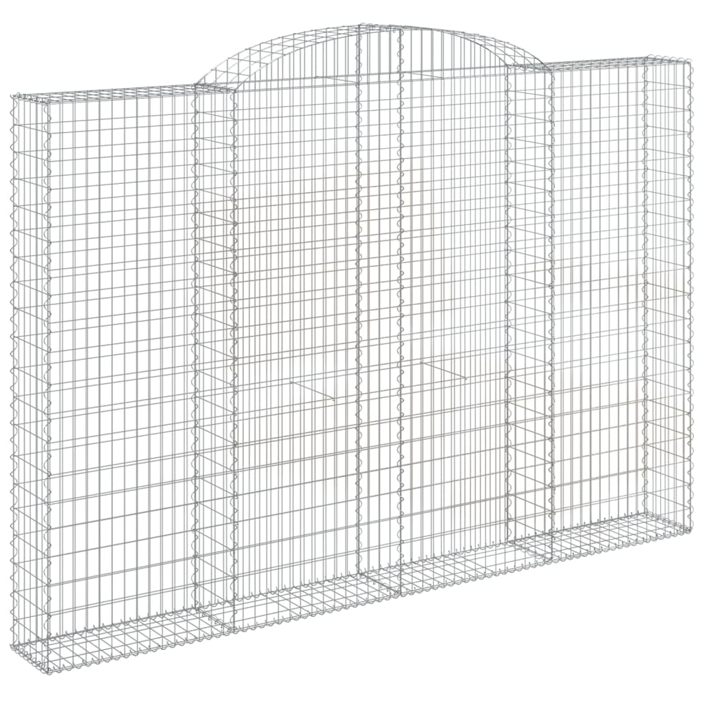 Cestos gabião arqueados 2pcs 300x30x200/220cm ferro galvanizado