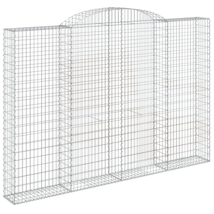 Cestos gabião arqueados 2pcs 300x30x200/220cm ferro galvanizado