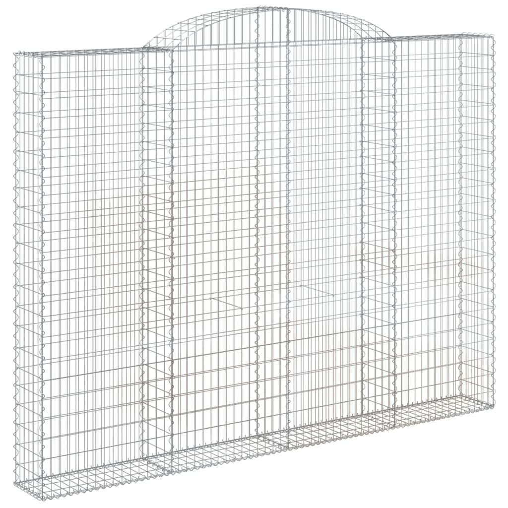 Cestos gabião arqueados 11 pcs 300x30x220/240 ferro galvanizado