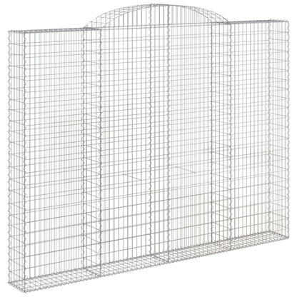 Cestos gabião arqueados 17 pcs 300x30x220/240 ferro galvanizado